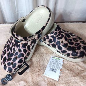 NEW CROCS Classic Animal Remix Platforms Slides Clogs Women's Sizes 7, 8